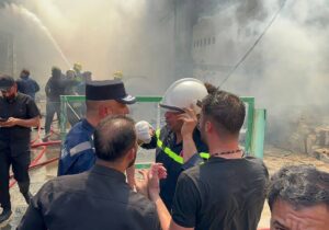 مصدومیت ۷۰ زائر ایرانی به علت آتش‌سوزی هتل قصرالشفاعه در نجف / حال ۴ زائر وخیم است